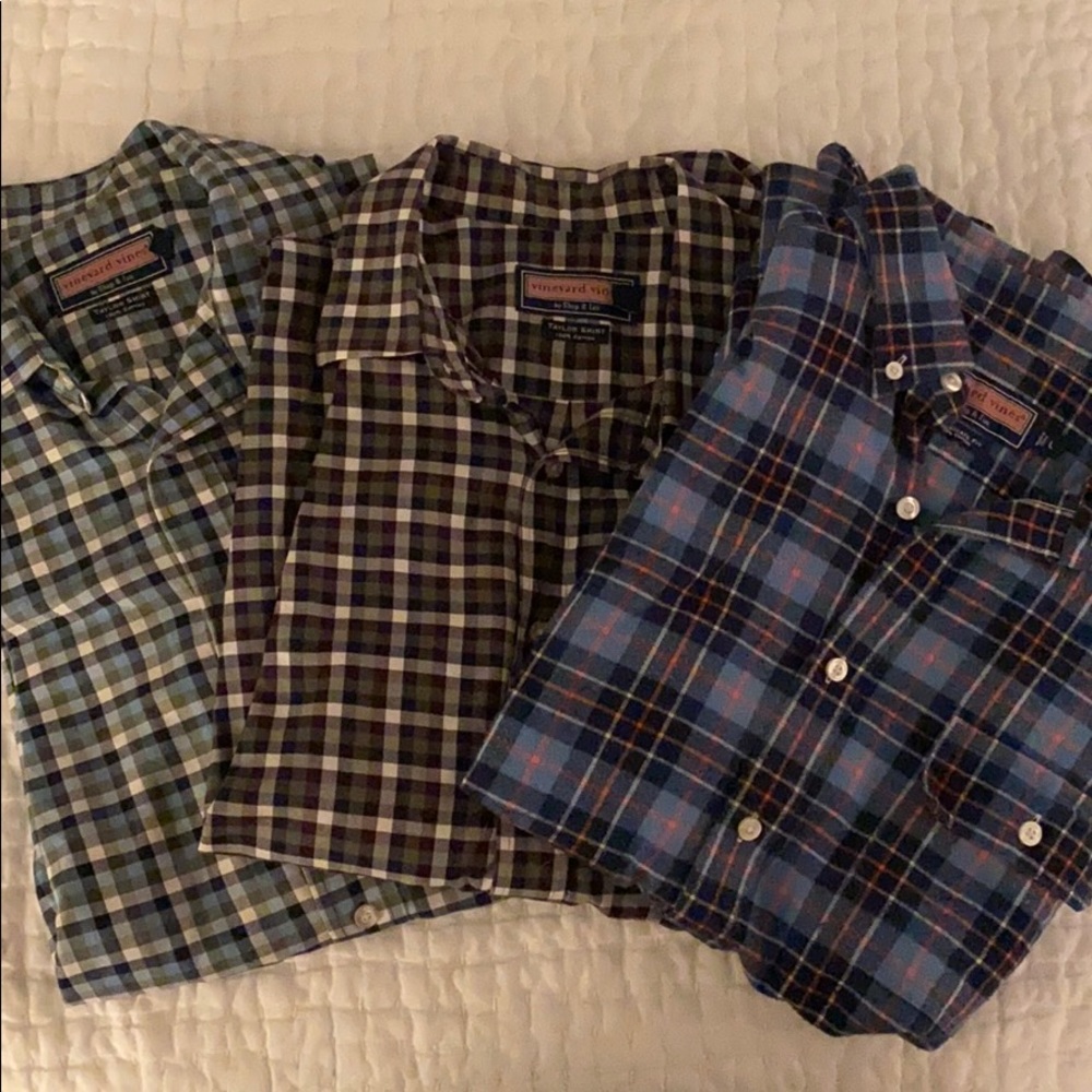 Vineyard Vines Button Down Set of 3